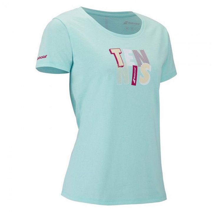 Babolat Exercise Message Tee Blue Tint